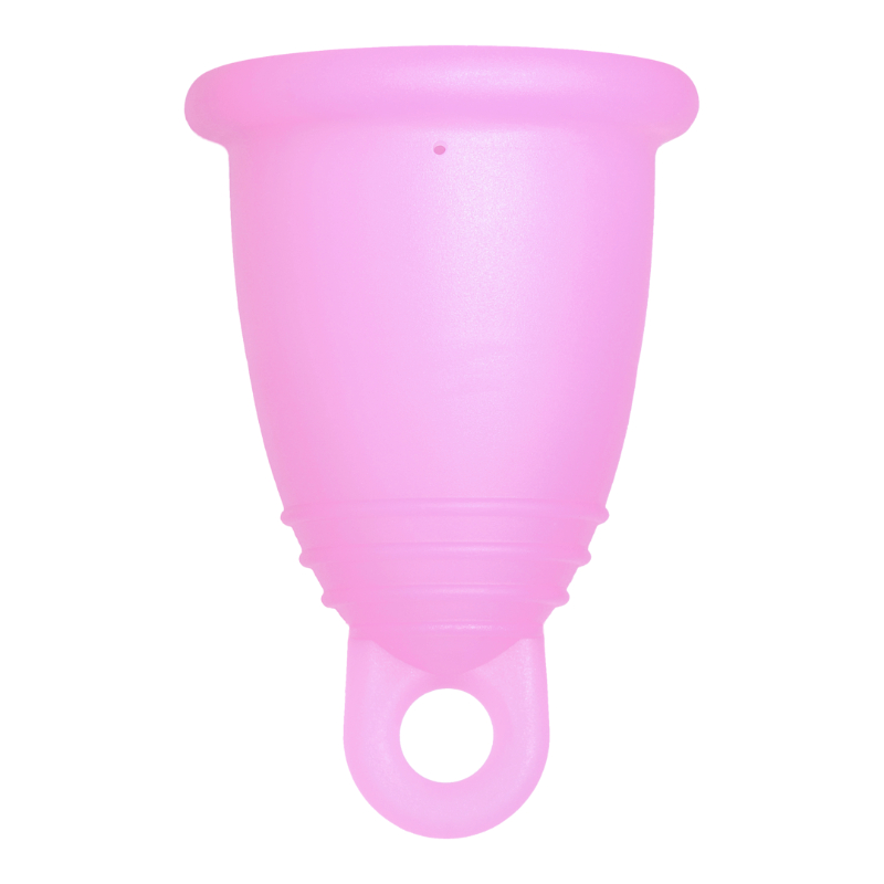 Me Luna® Menstruatiecup | Soft | S | Roze | met Ring