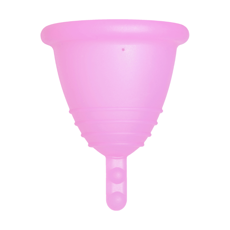 Me Luna® Menstruatiecup | Soft | Shorty M | Roze | met Steeltje