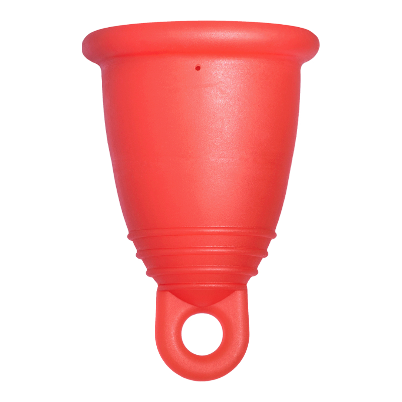Me Luna® Menstruatiecup | Classic | S | Rood | met Ring
