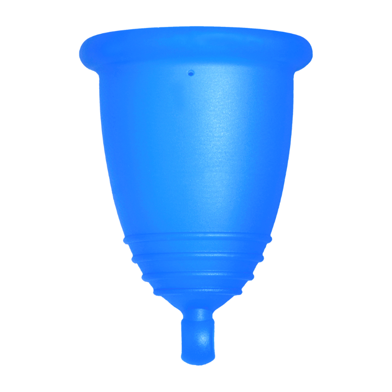 Me Luna® Menstruatiecup | Classic | S | Blauw | met Balletje