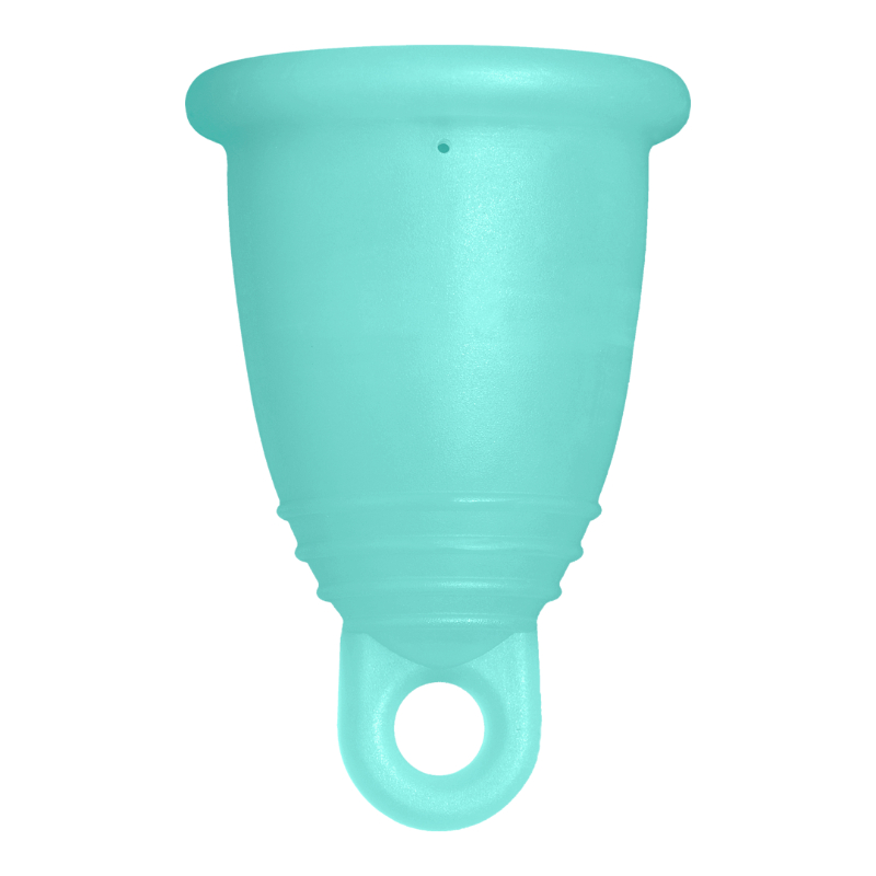 Me Luna® Menstruatiecup | Classic | M | Mint | met Ring