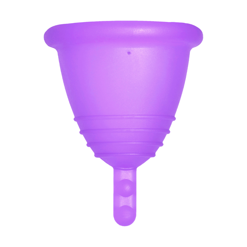 Me Luna® Menstruatiecup | Classic | Shorty S | Violet | met Steeltje
