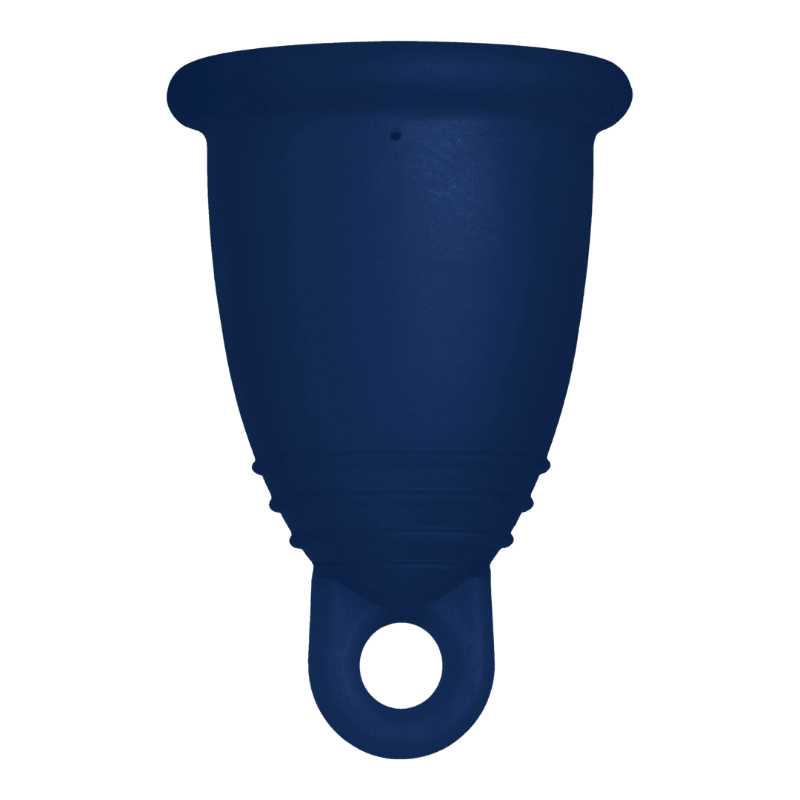 Me Luna® Menstruatiecup | Sport | M | Deep ocean | met Ring