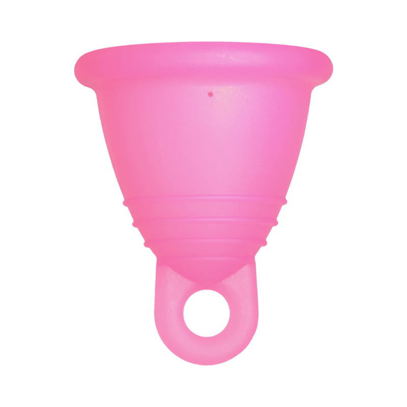 Me Luna® Menstruatiecup | Sport | Shorty L | Fuchsia | met Ring