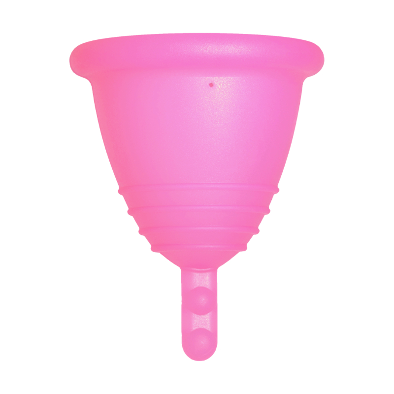 Me Luna® Menstruatiecup | Sport | Shorty XL | Fuchsia | met Steeltje