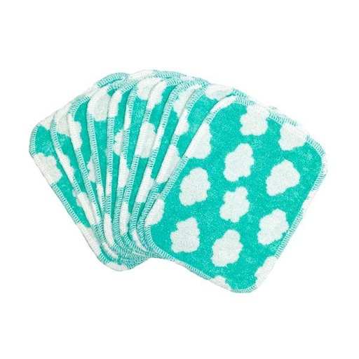 [BB-61565] TotsBots Billendoekjes Fluffy Cloud- Set van 10 
