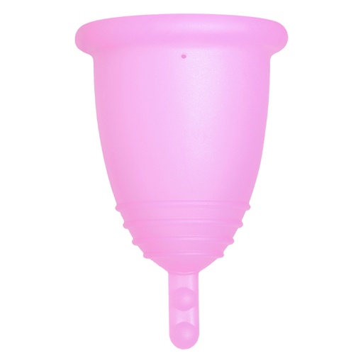 [4260554380935] Me Luna® Menstruatiecup | Soft | L | Roze | met Steeltje