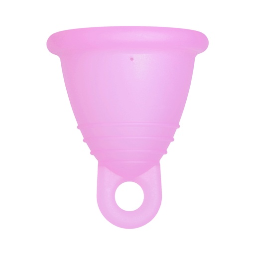 [4260554381826] Me Luna® Menstruatiecup | Soft | Shorty S | Roze | met Ring