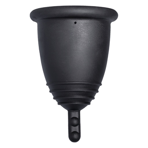 [4260554380676] Me Luna® Menstruatiecup | Classic | S | Zwart | met Steeltje
