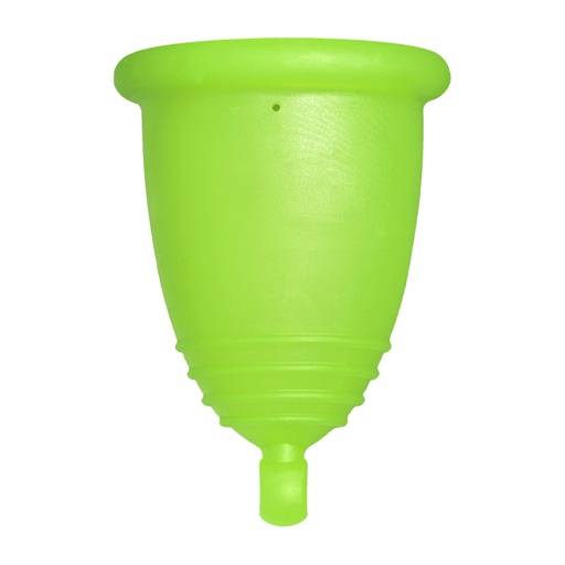 [4260554380416] Me Luna® Menstruatiecup | Classic | M | Groen | met Balletje