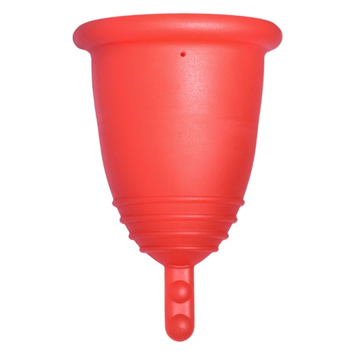 [4260554380645] Me Luna® Menstruatiecup | Classic | L | Rood | met Steeltje