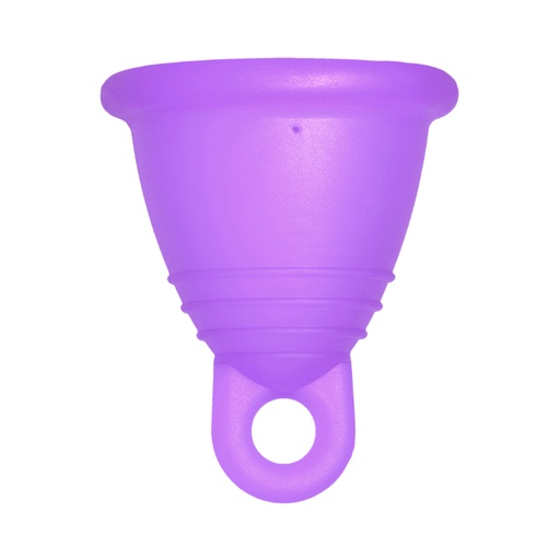 [4260554382236] Me Luna® Menstruatiecup | Classic | Shorty L | Violet | met Ring
