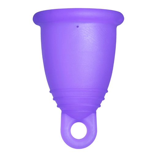 [4260554381345] Me Luna® Menstruatiecup | Sport | M | Blauw-violet | met Ring