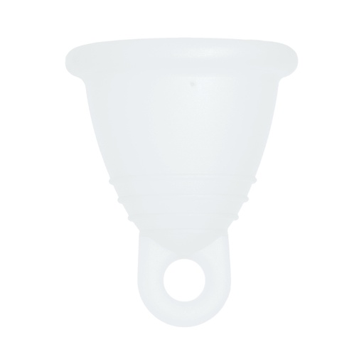 [4260554382489] Me Luna® Menstruatiecup | Sport | Shorty XL | Naturel | met Ring